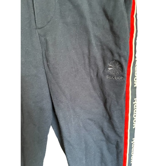 Reebok Womens Jacket & Pant Tracksuit Elastic Waist Logo Trim Size S Blue - Picture 9 of 11
